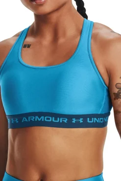 Under Armour Sujetador Ua Crossback Mid Azul New