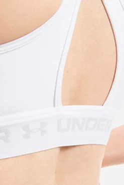 Under Armour Sujetador Ua Crossback Mid Blanco Discount