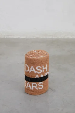 Dash and Stars Toalla Rizo 100% Algodon Beige Sale