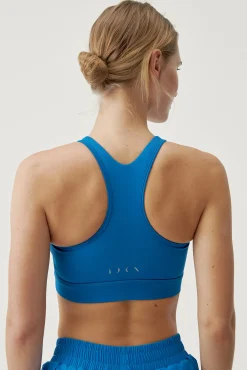 Born Living Yoga Top Bikila Gloss Blue Azul Best