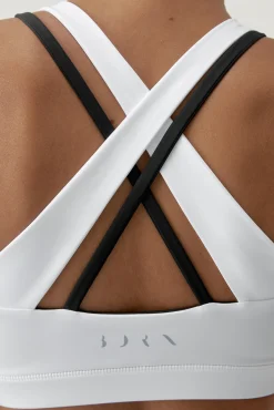 Born Living Yoga Top Hanae Black/White Negro Clearance
