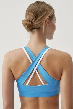 Born Living Yoga Top Hanae Mykonos/White Azul Online