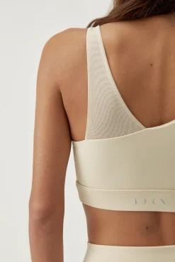 Born Living Yoga Top Jin Oat Milk Beige Hot