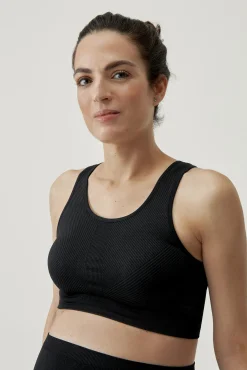 Born Living Yoga Top Mere Black Negro Discount