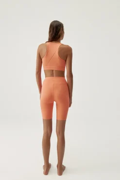Born Living Yoga Top Soata Nectarine Naranja Clearance