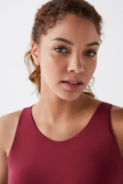 Dash and Stars Top Sujetador Deportivo Rojo 4D Stretch Burdeos Outlet