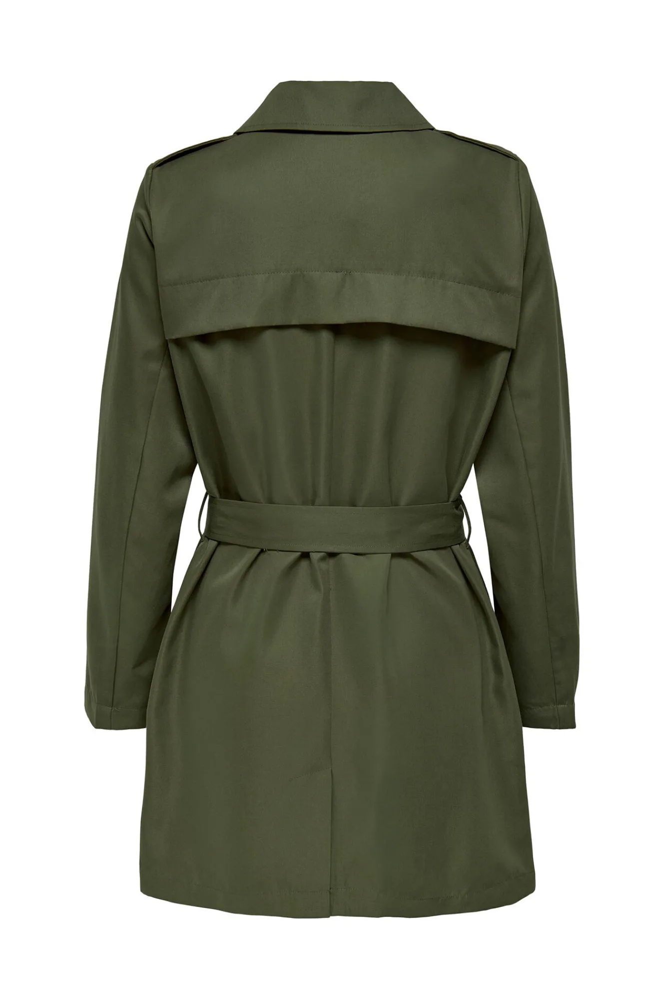 Only Trench Cinturon Verde