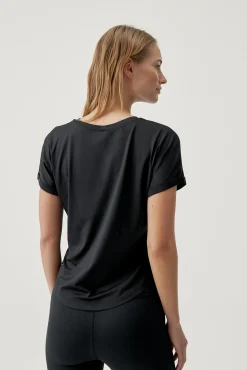 Born Living Yoga T-Shirt Azami Black Negro