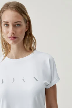 Born Living Yoga T-Shirt Azami White Blanco Best