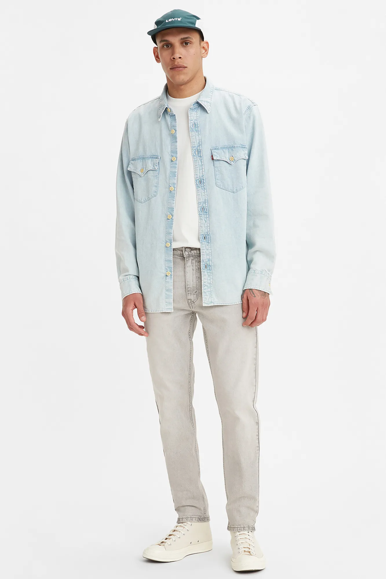 * Vaquero 512™ Slim Taper Gris Claro Clearance