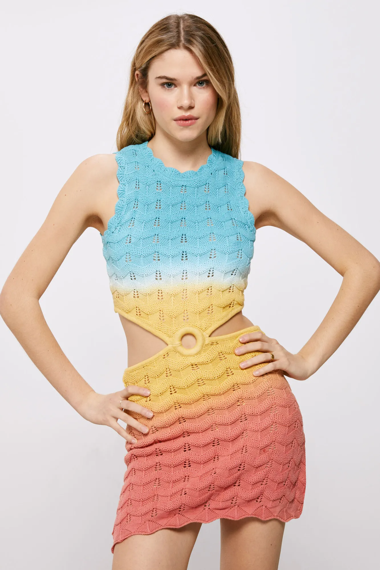 High Spirits Vestido Avenue Azul Clearance