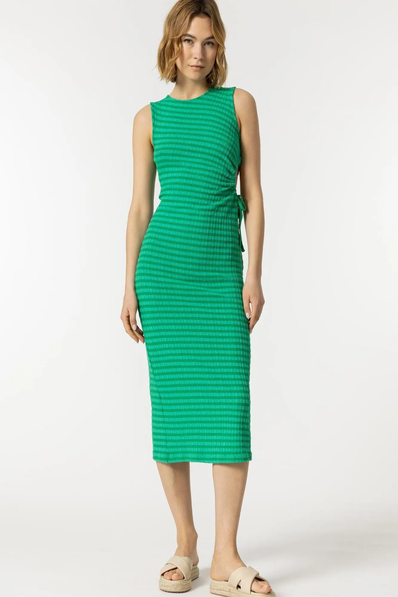 Tiffosi Vestido Bicolor Cut Out Verde Online