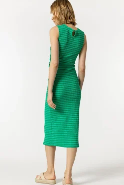 Tiffosi Vestido Bicolor Cut Out Verde Online