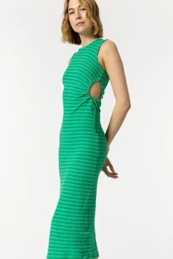 Tiffosi Vestido Bicolor Cut Out Verde Online