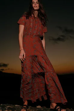 Slowlove Vestido Bordados Perforados Multicolor Best