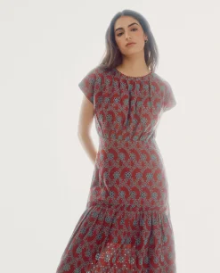 Slowlove Vestido Bordados Perforados Multicolor Best