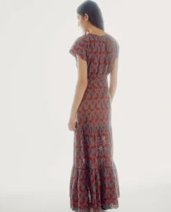 Slowlove Vestido Bordados Perforados Multicolor Best
