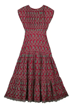 Slowlove Vestido Bordados Perforados Multicolor Best