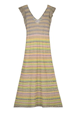 Slowlove Vestido Calado Multicolor