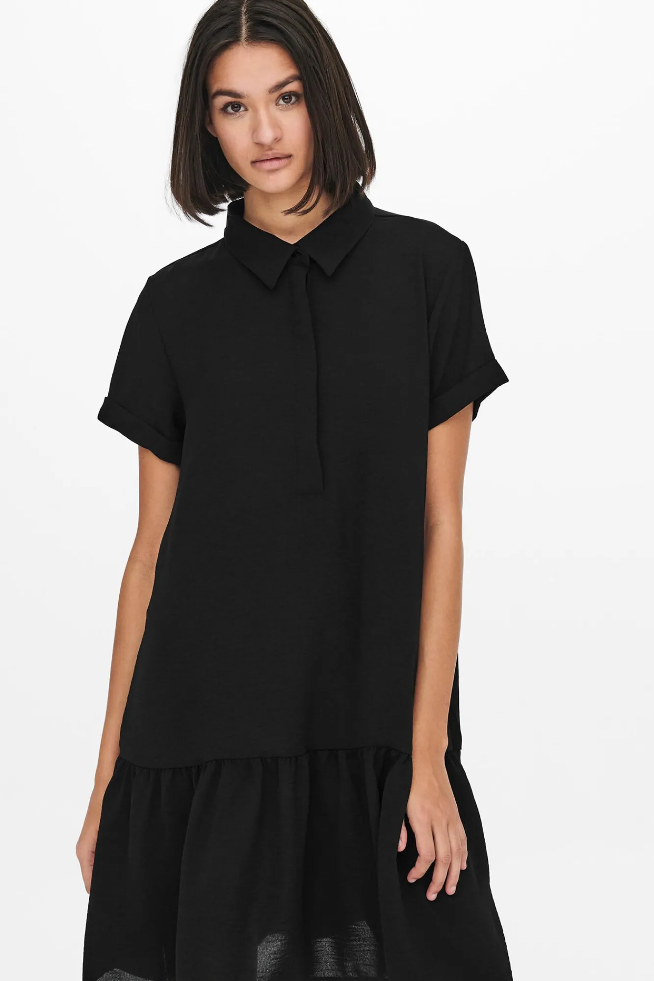JDY Vestido Camisero Corto Marengo Best