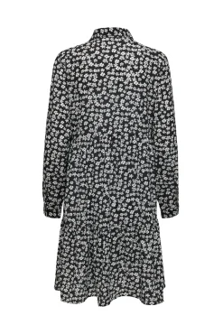 JDY Vestido Camisero Estampado Floral Negro Best