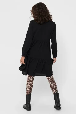 JDY Vestido Camisero Midi Negro Clearance