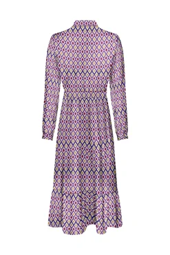 Only Vestido Camisero Midi Morado Best