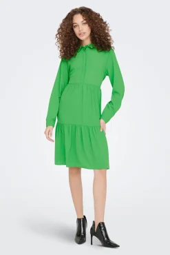 JDY Vestido Camisero Midi Verde Sale