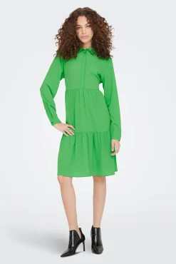 JDY Vestido Camisero Midi Verde Sale