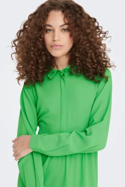 JDY Vestido Camisero Midi Verde Sale