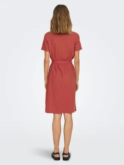 JDY Vestido Camisero Midi Rojo New