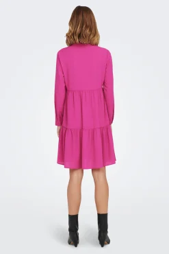 JDY Vestido Camisero Midi Morado Best