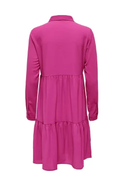 JDY Vestido Camisero Midi Morado Best
