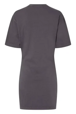 Calvin Klein Vestido Camiseta Manga Corta Negro Sale
