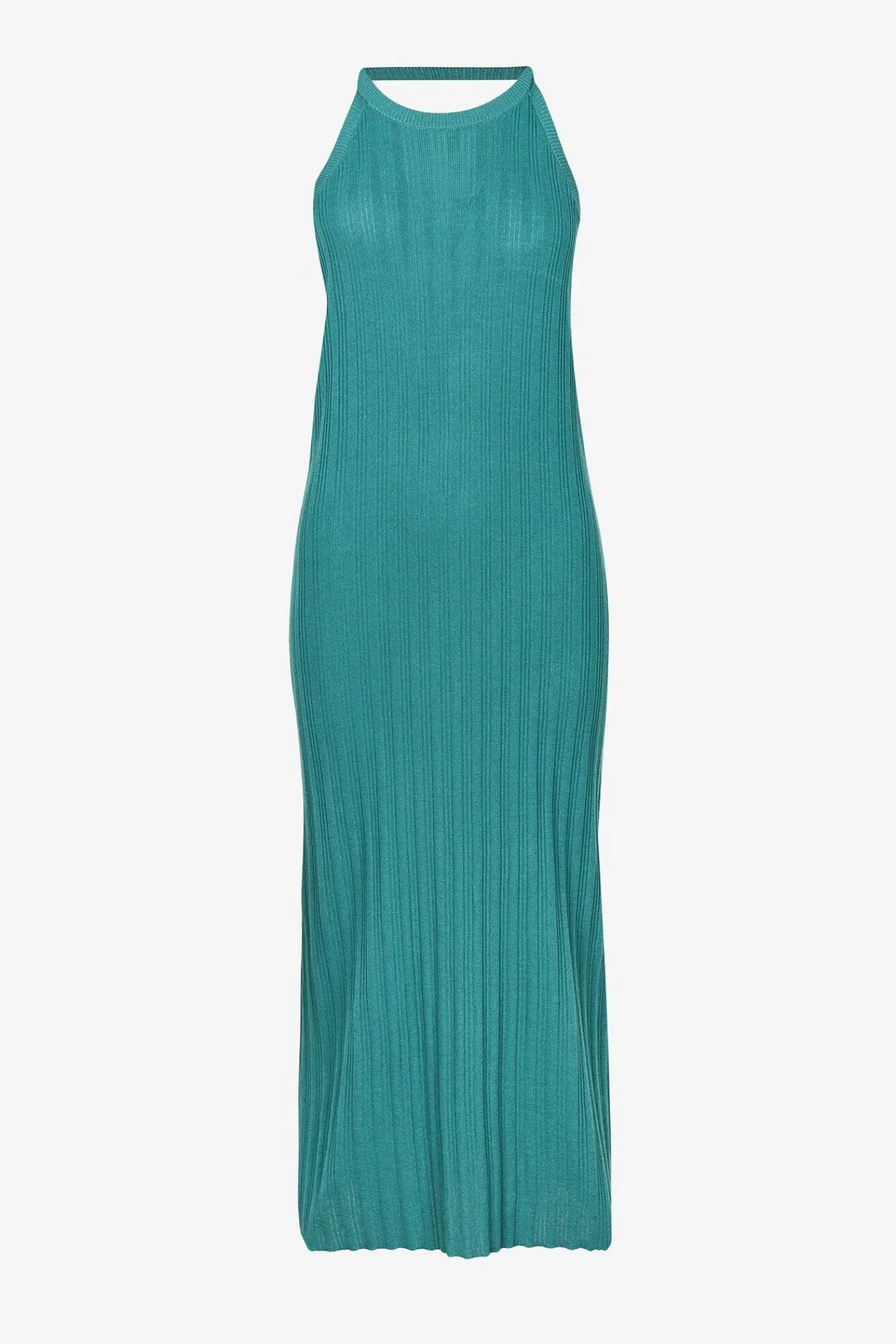 Tiffosi Vestido Canale Con Cuello Halter Verde Discount