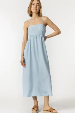 Tiffosi Vestido Capri Lyocell Azul Claro Hot