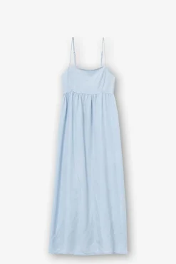 Tiffosi Vestido Capri Lyocell Azul Claro Hot