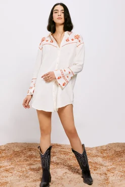 High Spirits Vestido Cloud Marron New