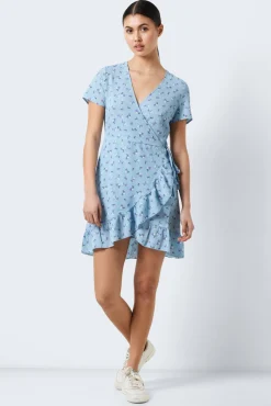 Noisy May Vestido Corto Azul Medio Sale