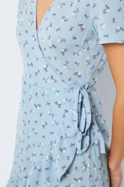 Noisy May Vestido Corto Azul Medio Sale