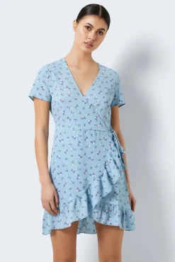 Noisy May Vestido Corto Azul Medio Sale