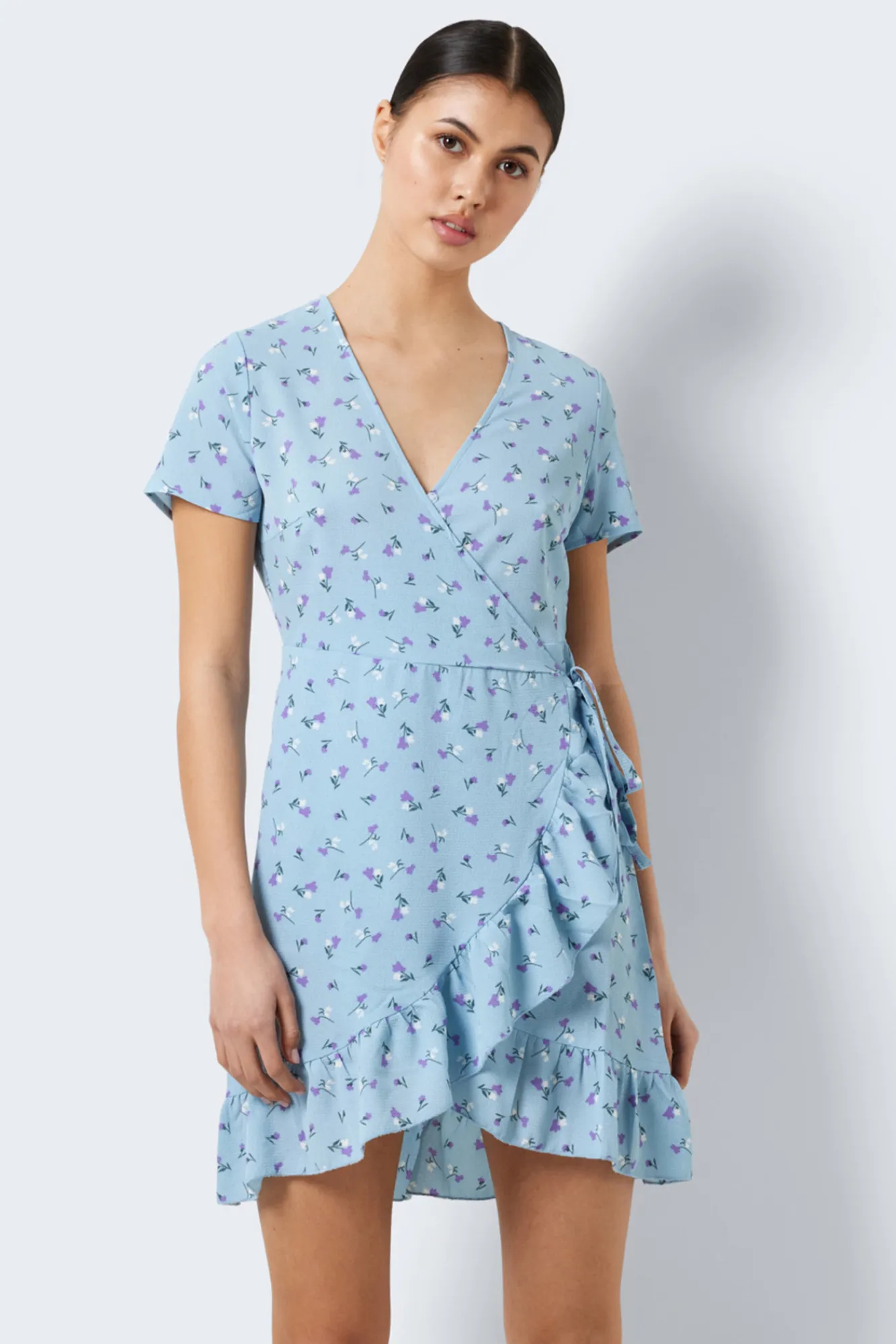 Noisy May Vestido Corto Azul Medio Sale