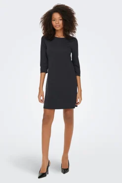 Only Vestido Corto Gris Medio Sale