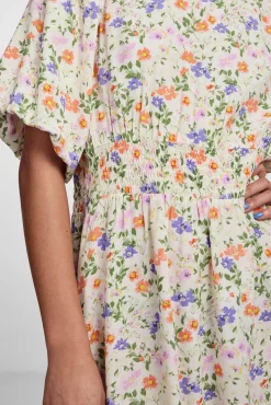 Pieces Vestido Corto Blanco Hot