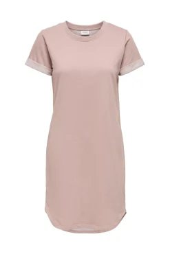 JDY Vestido Corto Asimetrco Rosa Hot