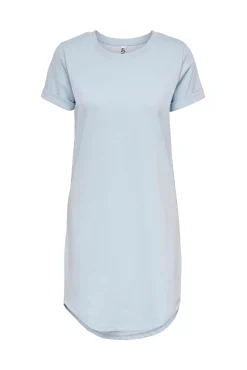 JDY Vestido Corto Asimetrco Azul Claro New
