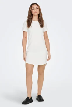 JDY Vestido Corto Asimetrco Blanco Hot