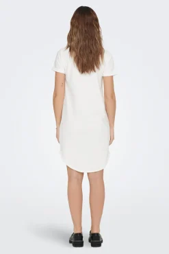 JDY Vestido Corto Asimetrco Blanco Hot