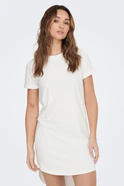 JDY Vestido Corto Asimetrco Blanco Hot