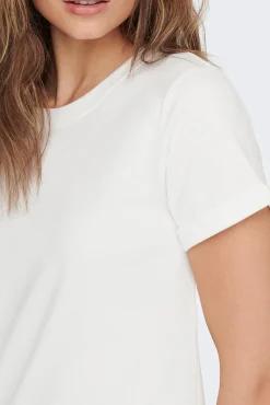 JDY Vestido Corto Asimetrco Blanco Hot